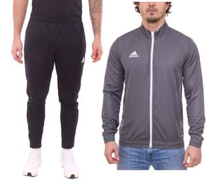 adidas Entrada 22 Herren Jogginganzug nachhaltiger Präsentations-Anzug mit AEROREADY H57523/HC0333 Schwarz/Grau