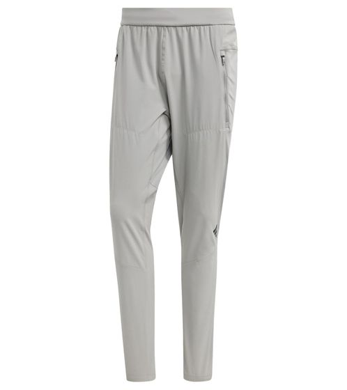 adidas D4T Herren Trainings-Hose nachhaltige Jogginghose mit AEROREADY-Technologie IB9041 Grau