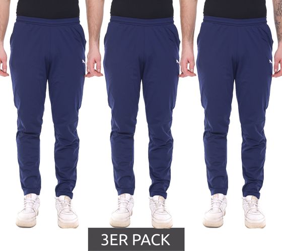 Pack of 3 PUMA LIGA Training Pant Core men's training pants, jogging pants, football pants 655770 06 blue