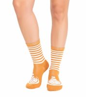2 pairs of TASTIQ cotton socks with print, long socks in a gift box TAS/1/CSX2 with french fries print or with latte macchiato print 2 pairs of TASTIQ cotton socks with print, long socks in a gift box TAS/1/CSX2 with french fries print or with latte macchiato print