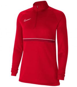 NIKE Academy 21 Dry Drill Longsleeve women's training top with half-zip sweatshirt with dry fit CV2653-657 Red