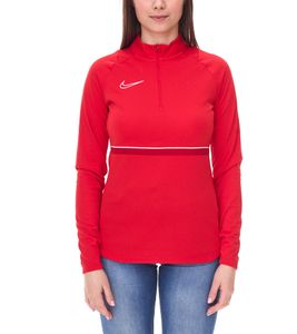 NIKE Academy 21 Dry Drill Longsleeve women's training top with half-zip sweatshirt with dry fit CV2653-657 Red