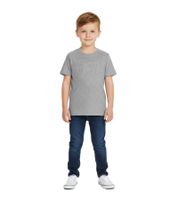 Pack of 2 PUMA Base children's sports shirts for boys and girls, sustainable cotton T-shirt with logo 678577 gray, dark blue or 678260 white, black