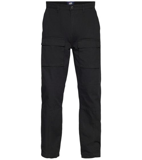 Denim Project men's comfortable cargo pants, stylish cotton pants DP10023-117 001 black