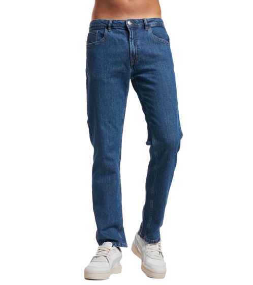 Denim Project Boston Jeans pantalon en jean durable pour homme style 5 poches jean de tous les jours pantalon basique DP3750 VI305 bleu