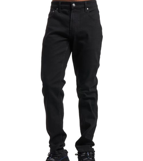 Denim Project Mr. Red Super Stretch men's jeans Cotton trousers in 5-pocket style Denim trousers DP1033 001 Black