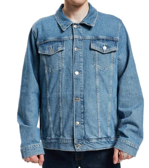 VOLCOM Likeaton Jacket veste en jean pour homme veste en jean décontractée A1512105 DEN Bleu