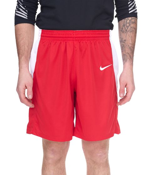 NIKE Team Basketball Herren Sport-Shorts Trainings-Shorts Fitness-Hose Dri-Fit NT0201-657 Rot