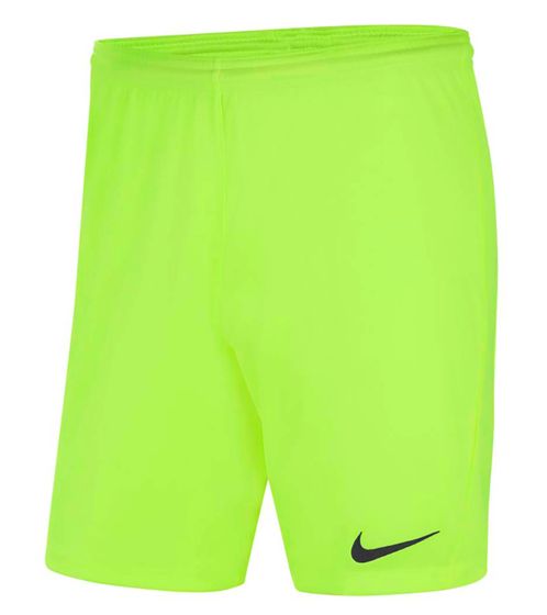 NIKE Dry Park III Herren Sport-Shorts mit DRY-FIT Technologie kurze Hose Sport-Bekleidung BV6855-702 Neon-Gelb