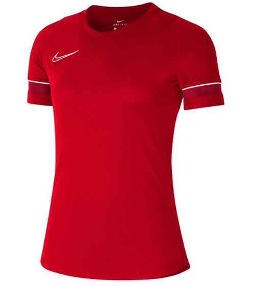 NIKE Academy 21 women's training shirt with Dri-FIT technology sports shirt short-sleeved shirt CV2627-657 red