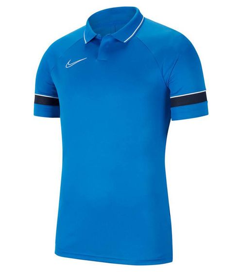 NIKE Dry Academy 21 Men's Polo Shirt Sports Shirt with Dri-FIT Technology Training Jersey CW6104-463 Blue