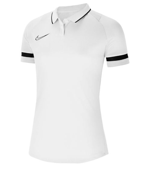 NIKE Academy 21 Women's Polo Shirt with Dri-FIT Technology Polo Shirt with Mesh Inserts CV2673-100 White