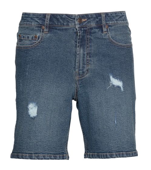 Denim Project Dpsync jean homme simple bermuda en coton short d'été DP-Coll2-004 96 bleu foncé