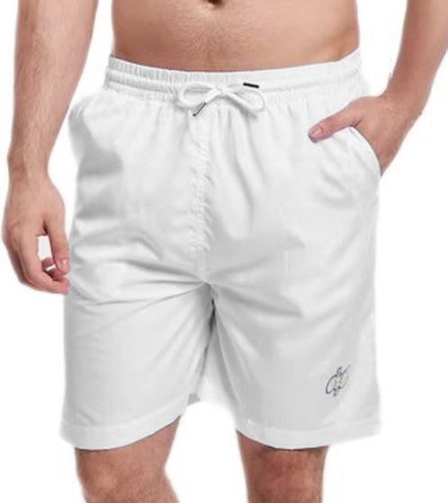 Denim Project short de bain homme pantalon d'été avec insert en mesh maillot de bain DP-10023-066 002 blanc crème