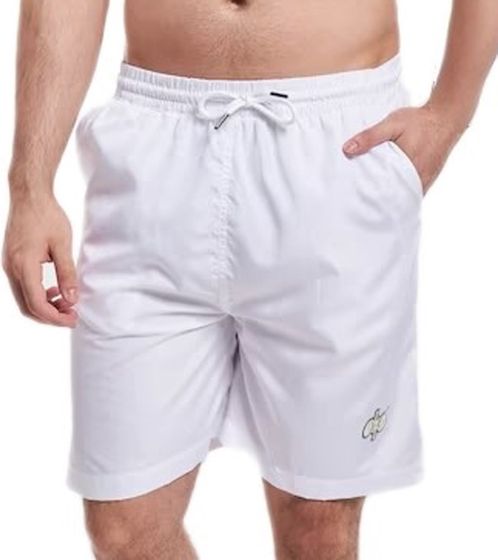 Denim Project Short de bain pour hommes Pantalon d'été avec insert en maille Maillot de bain DP-10023-066 002 Modèle-1 Blanc