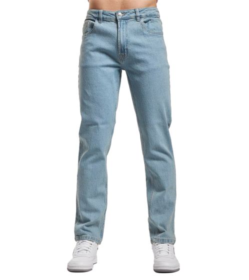 Denim Project Boston Jeans nachhaltige Herren Denim-Hose im 5-Pocket-Style Alltags-Jeans Basic-Hose DP3750 VI303 Hellblau