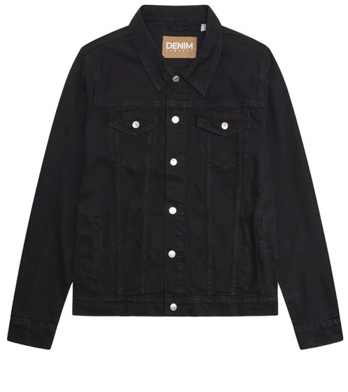 Denim Project Vintage Trucker Men's Jacket Simple Denim Jacket Cotton Jacket DP3730 001 Black