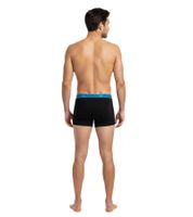 Lot de 2 boxers homme Kappa avec lettrage de la marque et logo caleçon 351K1JW ADN noir/bleu