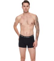 Lot de 2 boxers homme Kappa avec lettrage de la marque et logo caleçon 351K1JW ADN noir/bleu