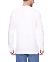 Denim Project Herren Strick-Pullover mit dezenter Musterung Baumwoll-Pullover Winter-Pullover Langarm-Shirt DP-10023-073 Weiß oder Schwarz