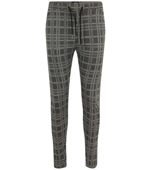 Denim Project Ponte Roma Herren Sweatpant modische Jogginghose Alltags-Hose DP7002 305 Grau