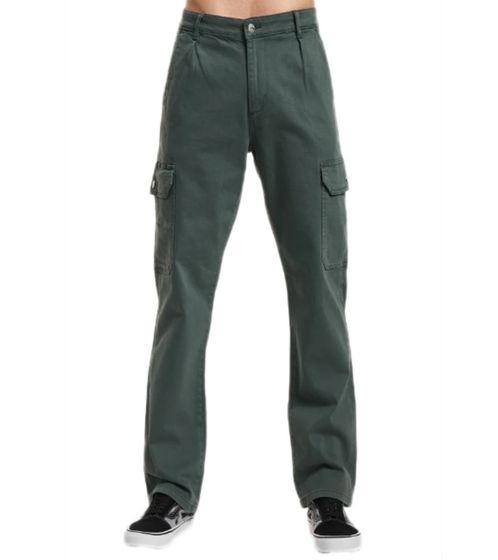 Denim Project Forest Herren nachhaltige Cargo-Hose Outdoor-Hose Baumwoll-Hose BCI-zertifiziert DP3890 573 Dunkelgrün