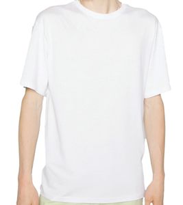 Denim Project Company Men's Cotton Shirt Short Sleeve Shirt T-Shirt Round Neck Shirt DP-10023-185 130 White