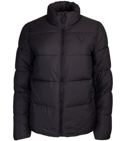 GUESS women's stylish quilted jacket, transitional jacket, waterproof basic jacket V3BL13WFUD0 JBLK Black