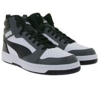 PUMA Rebound V6 high-top sneakers, sustainable women's and men's sneakers with Softfoam+ 392326 03 gray/white