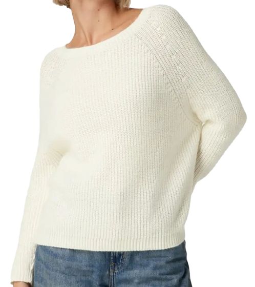 MaxMara Weekend pull tricoté pour femme, pull élégant à col rond, pull à manches longues 2353661133 336 blanc