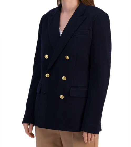 POLO RALPH LAUREN veste business femme avec boutons dorés veste de costume blazer 211910134001 Marine