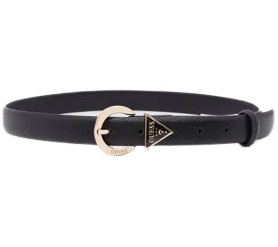 GUESS ceinture d'affaires élégante pour femme ceinture de travail BW7870P3425 BLA noir/or