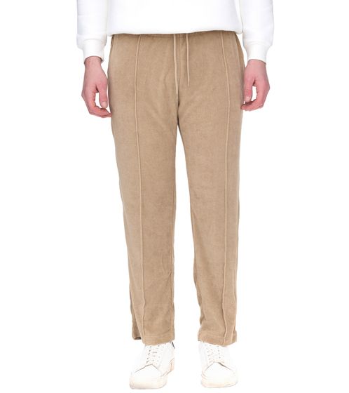 Jack & Jones Kane Terry Herren Frottee-Hose Baumwoll-Jogger Jogging-Hose Homewear 12235183 Beige