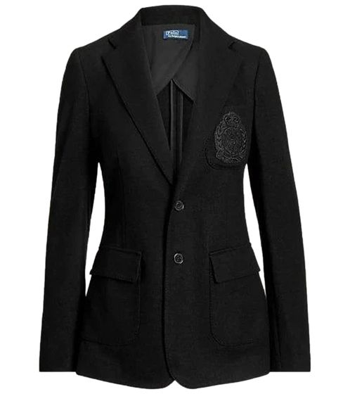 POLO RALPH LAUREN veste en laine pour femme avec logo brodé, veste de costume blazer durable 211916125001 noir