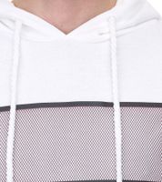 vsct Net Application Herren Hoodie mit Gitter-Print auf Brust Baumwoll Kapuzen-Pullover 5643160 Ecru/Weiß vsct Net Application Herren Hoodie mit Gitter-Print auf Brust Baumwoll Kapuzen-Pullover 5643160 Ecru/Weiß