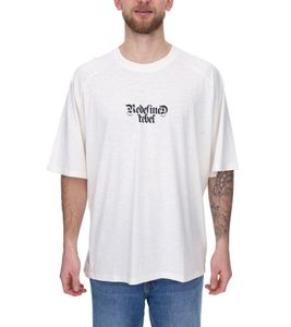 REDEFINED REBEL men's cotton shirt, short-sleeved shirt, T-shirt with brand lettering 211158 beige REDEFINED REBEL men's cotton shirt, short-sleeved shirt, T-shirt with brand lettering 211158 beige