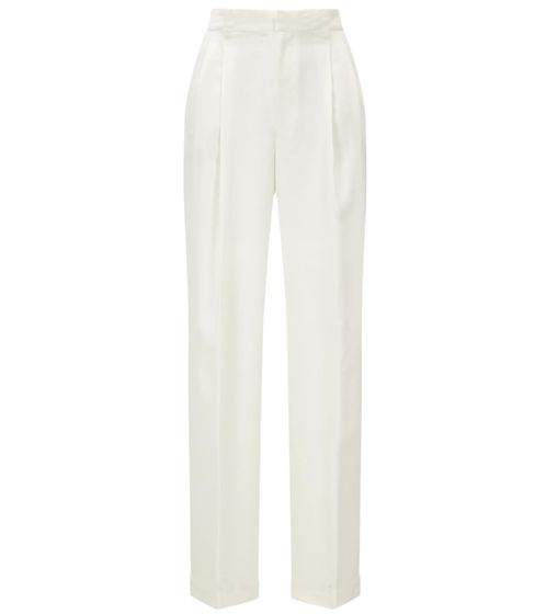 POLO RALPH LAUREN pantalon en soie pour femme, pantalon d'été, pantalon business 211926218001 blanc crème