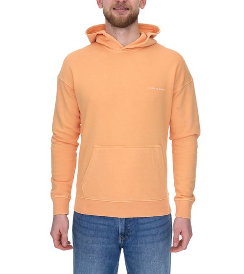 JACK & JONES JORNINE Herren Kapuzen-Pullover modischer Hoodie mit Kängurutasche 12240572 Orange