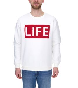 vsct Life pull col rond homme avec patch floqué sur la poitrine pull 5642974 écru/blanc vsct Life pull col rond homme avec patch floqué sur la poitrine pull 5642974 écru/blanc