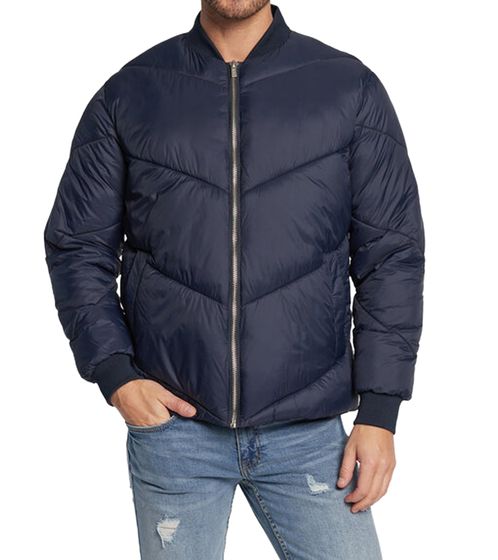 REDEFINED REBEL Doudoune pour hommes, veste de transition à la mode 215096 bleu foncé