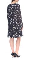 Tamaris women's mini dress with long sleeves, woven dress with floral all-over print 38428365 black Tamaris women's mini dress with long sleeves, woven dress with floral all-over print 38428365 black