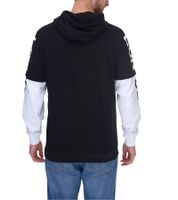 vsct LonDon 2In1 Herren Hoodie im 2-in-1-Look Baumwoll Kapuzen-Pullover 5643325 Schwarz/Weiß vsct LonDon 2In1 Herren Hoodie im 2-in-1-Look Baumwoll Kapuzen-Pullover 5643325 Schwarz/Weiß