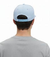 STAPLE Sage Herren Snapback-Cap mit Marken-Schriftzug auf der Front Baumwoll-Cap 2302AX7198 Hellblau