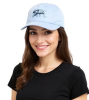 STAPLE Sage Herren Snapback-Cap mit Marken-Schriftzug auf der Front Baumwoll-Cap 2302AX7198 Hellblau