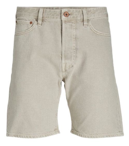 Jack & Jones Chris Herren Denim-Shorts Baumwoll-Hose Sommer-Shorts 12229580 Beige