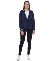 Giacca da lavoro da donna AjC Blazer con chiusura a un bottone giacca blazer 90509505 Navy