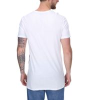 vsct My Tribute 1/2 Herren Baumwoll T-Shirt mit Statement-Print Rundhals-Shirt SS5641619 Weiß vsct My Tribute 1/2 Herren Baumwoll T-Shirt mit Statement-Print Rundhals-Shirt SS5641619 Weiß