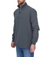 SANTINO Alex men's simple sweater, autumn sweater with cotton content, casual sweater, dark gray SANTINO Alex men's simple sweater, autumn sweater with cotton content, casual sweater, dark gray