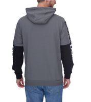 vsct LonDon 2In1 Herren Hoodie im 2-in-1-Look Baumwoll Kapuzen-Pullover 5643324 Grau/Schwarz vsct LonDon 2In1 Herren Hoodie im 2-in-1-Look Baumwoll Kapuzen-Pullover 5643324 Grau/Schwarz