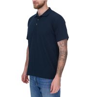 SANTINO Cws Herren schlichtes Polo-Shirt mit Baumwollanteil Kurzarm-Shirt Dunkelblau
